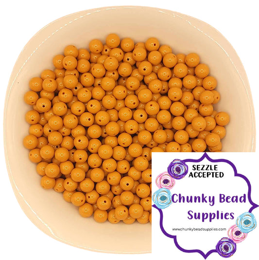 12mm “Honey” Solid Acrylic Beads, CBS Chunky Bead Supplies, Gumball Beads, Chunky Bubblegum Beads