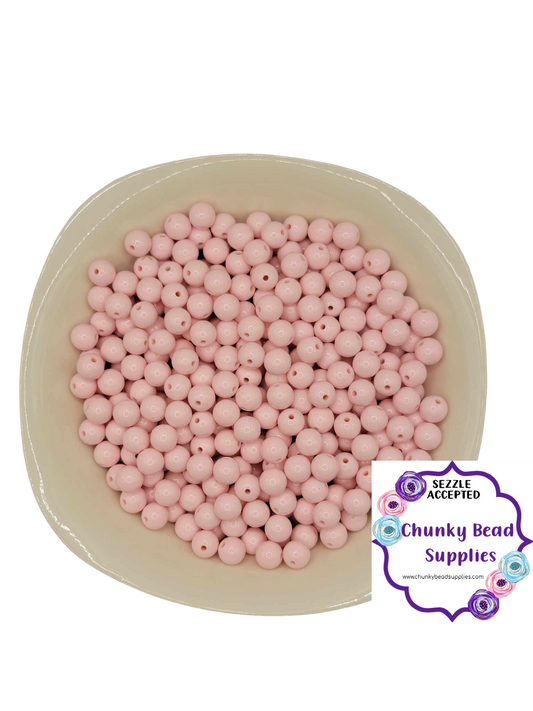 12mm “Blush” Solid Acrylic Beads, CBS Chunky Bead Supplies, Gumball Beads, Chunky Bubblegum Beads