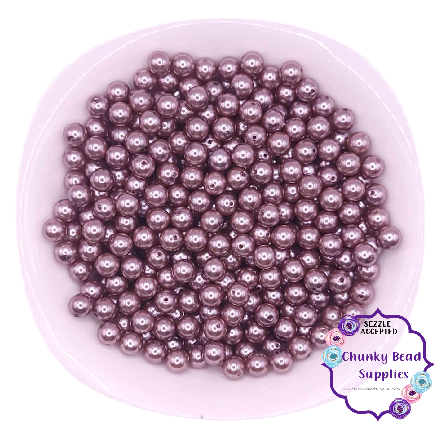 Perlas acrílicas “umberno” de 12 mm