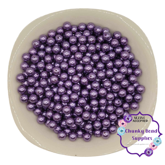 Perlas acrílicas “púrpuras” de 12 mm