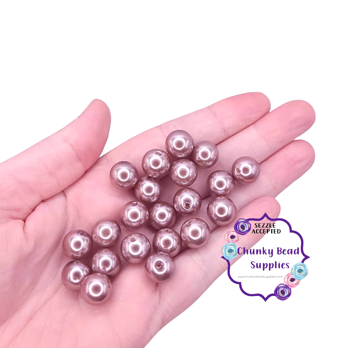 Perles acryliques « Ombre » de 12 mm