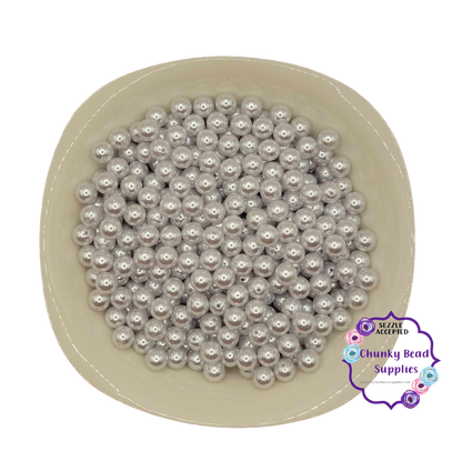 12mm “White” Acrylic Pearl Beads