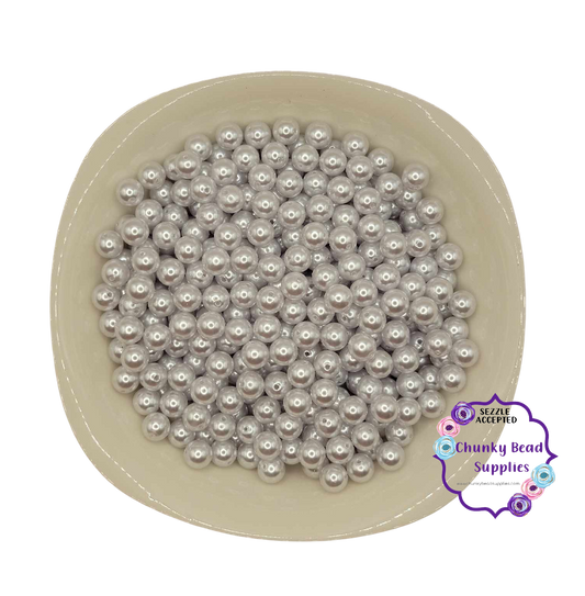 Perles acryliques « blanches » de 12 mm