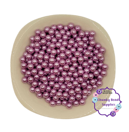 12mm “Lilac” Acrylic Pearl Beads