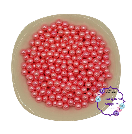 12mm “Bubblegum Pink” Acrylic Pearl Beads