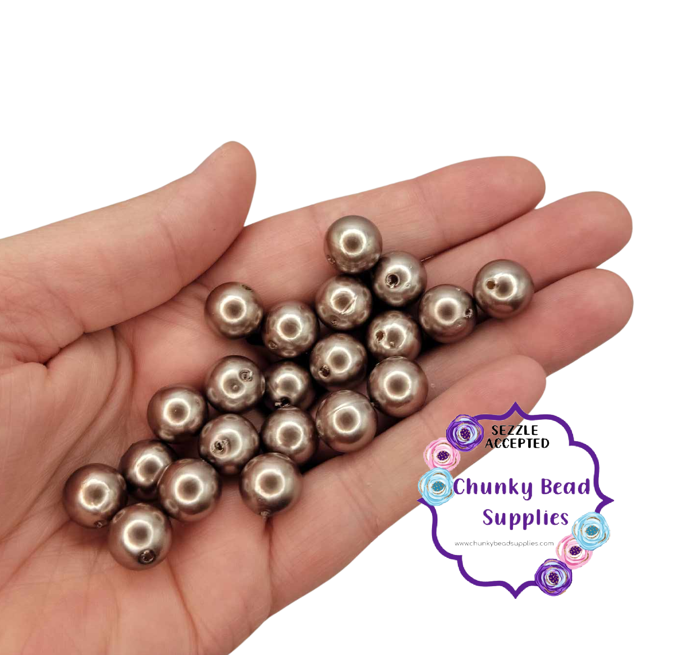 Perles Acryliques "Hickory" 12mm