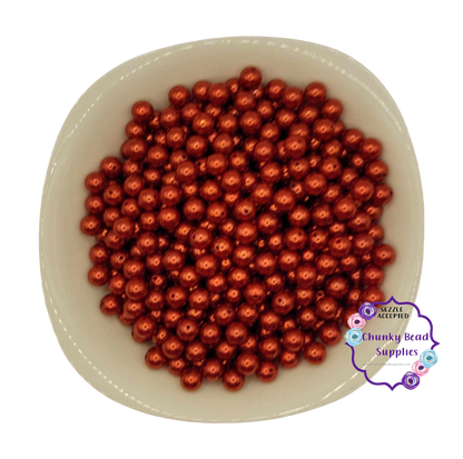 12mm "Cherry Red" Acrylic Pearls