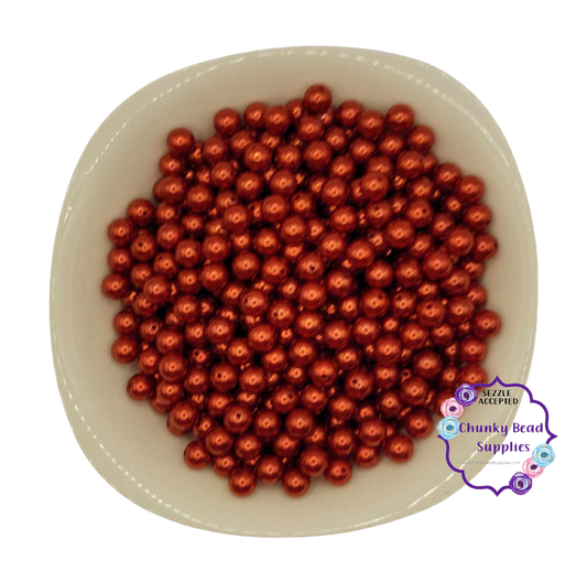 Perlas acrílicas "rojo cereza" de 12 mm