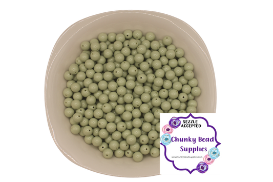 Perles acryliques solides « Laurel » de 12 mm, fournitures de perles CBS Chunky, perles Gumball, perles Bubblegum chunky