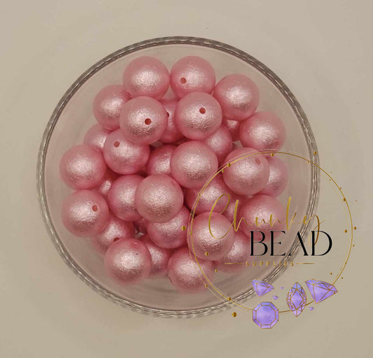 20mm “Bubblegum Pink” Wrinkle Acrylic Beads, Chunky Bead Supplies, CBS, Chunky Bubblegum, Textured, Specialty Beads, Jewelry Making, Baby