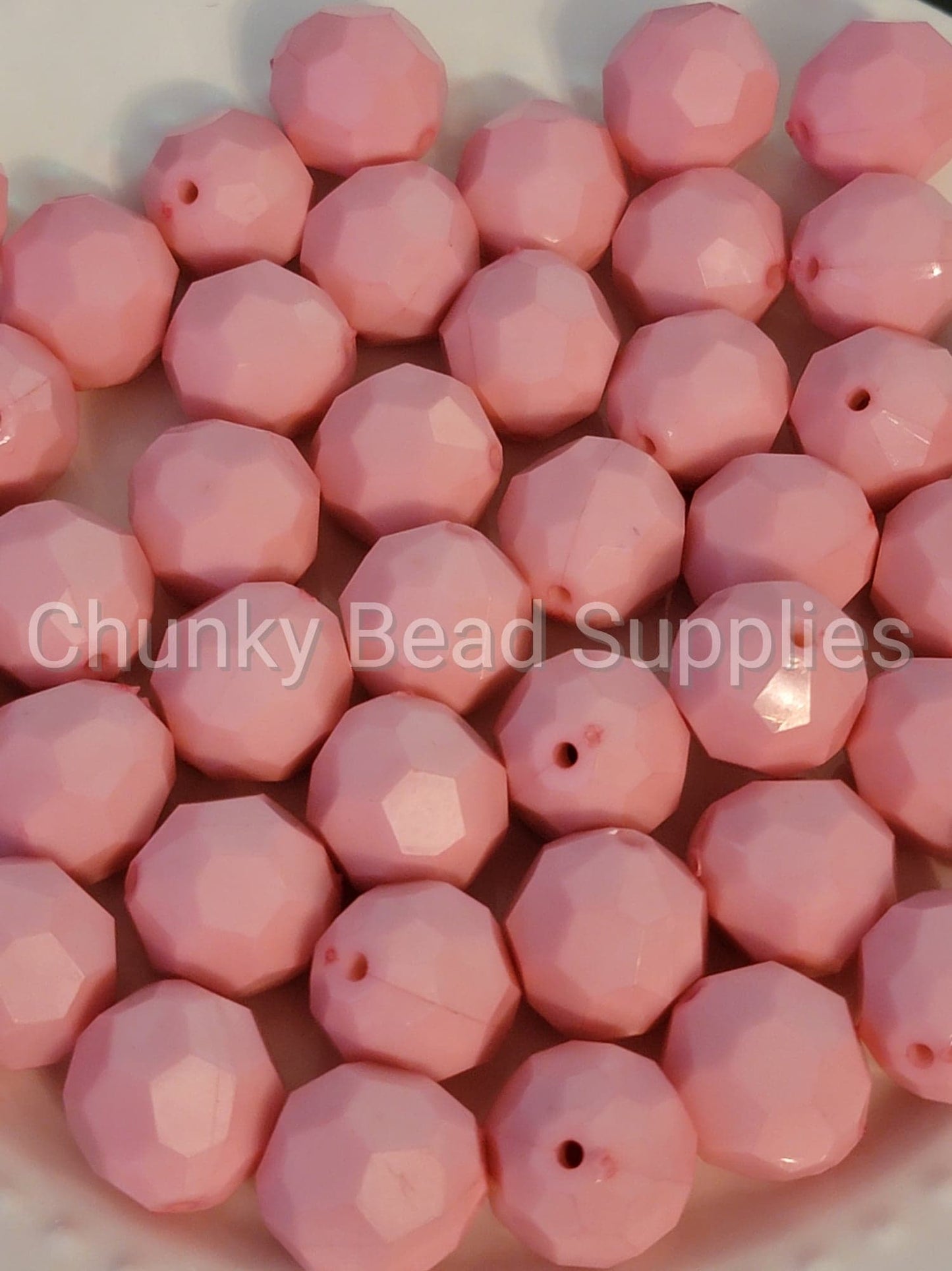 Perles à facettes de 20 mm