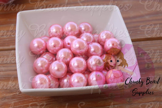 20mm Bubblegum Pink Pearls
