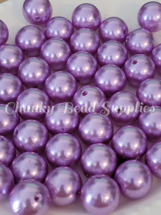 Perles de lavande 20 mm