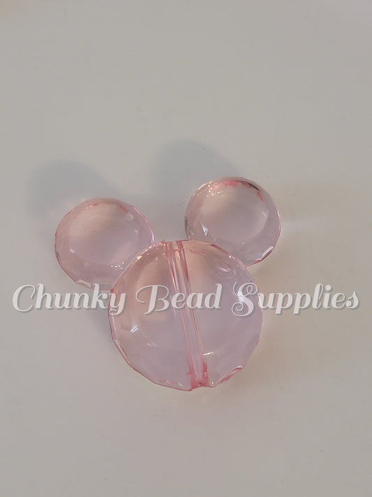 Perle de souris 37 mm rose clair