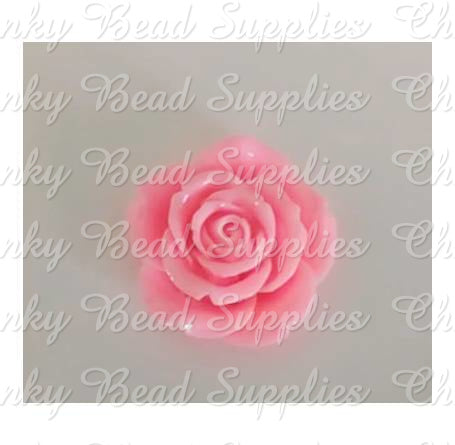 Pendentifs Fleur Rose Bubblegum 42mm 2 Trous