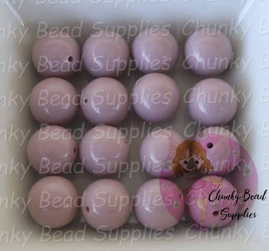 S70 Perles solides violet brunâtre chiné 20 mm 10 perles au pouce carré