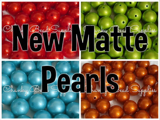 20mm New Matte Pearls