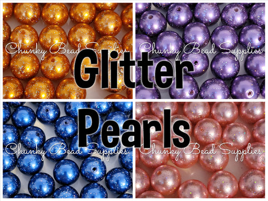 20mm Glitter Pearls